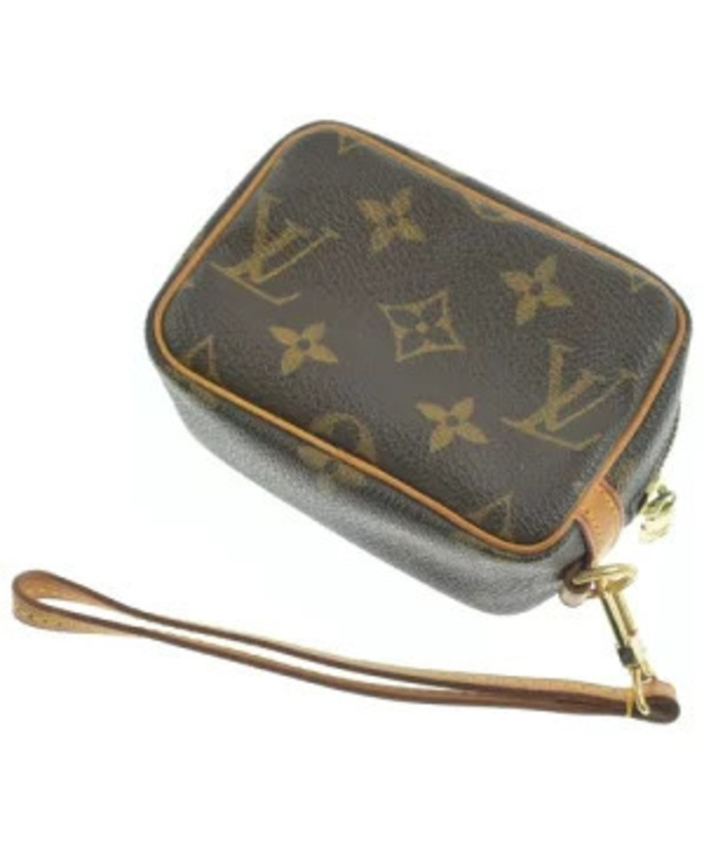 LOUIS VUITTON Pouch Clutch Brown